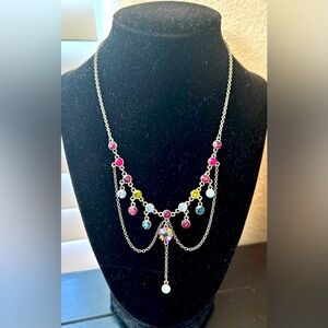 Elegant Multicolor Gemstone Necklace